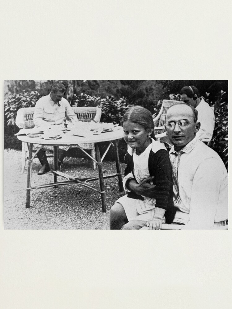 Alternate view of Лаврентий Берия с дочерью Сталина Светланой - Lavrenty Beria with Stalin's daughter Svetlana Photographic Print