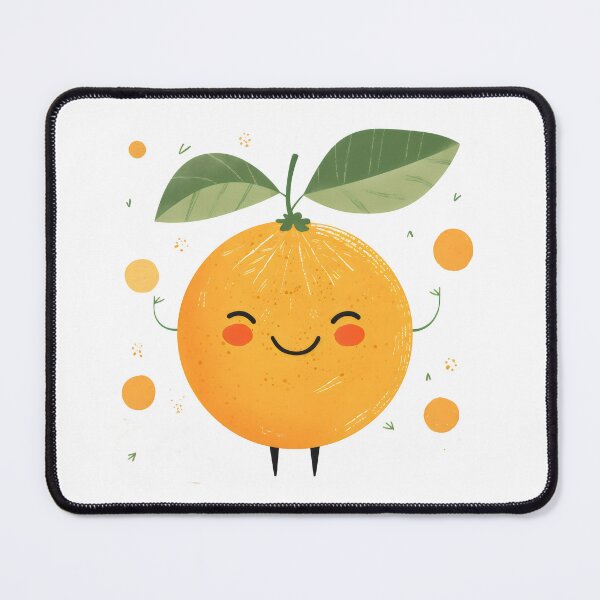 Item preview, Cute Orange Fruits Happy Lover Tangerine Citrus Face Summers designed and sold by farhanhafeez.