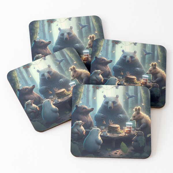 Item preview, Whispers in the Wilderness: A Delightful Luncheon of Conversing Creatures designed and sold by oanaunciuleanu.