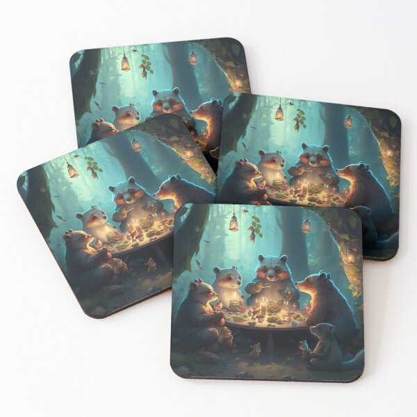 Item preview, Whispers in the Wilderness: A Delightful Luncheon of Conversing Creatures designed and sold by oanaunciuleanu.