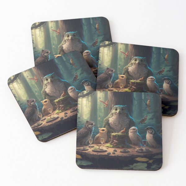 Item preview, Whispers in the Wilderness: A Delightful Luncheon of Conversing Creatures designed and sold by oanaunciuleanu.