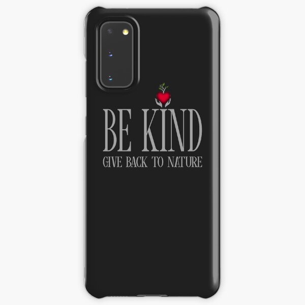 Be Kind - Text - Dark Background Samsung Galaxy Snap Case
