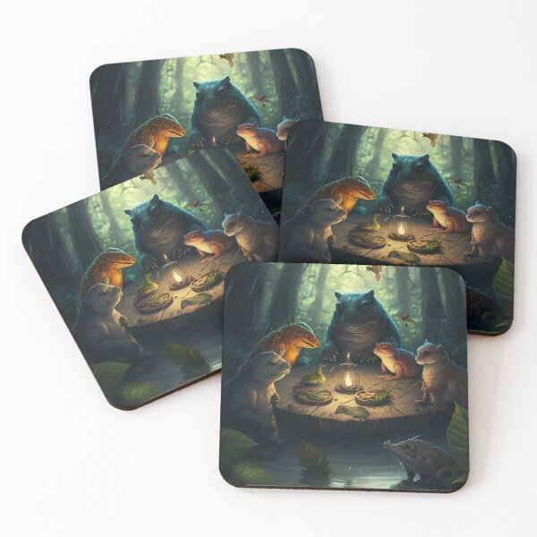 Item preview, Whispers in the Wilderness: A Delightful Luncheon of Conversing Creatures designed and sold by oanaunciuleanu.