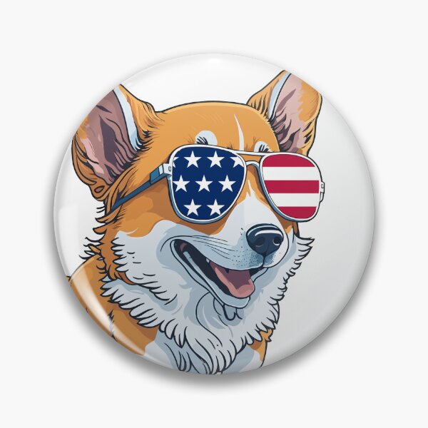 Item preview, American Independence Day Corgi designed and sold by Unibear-Design.