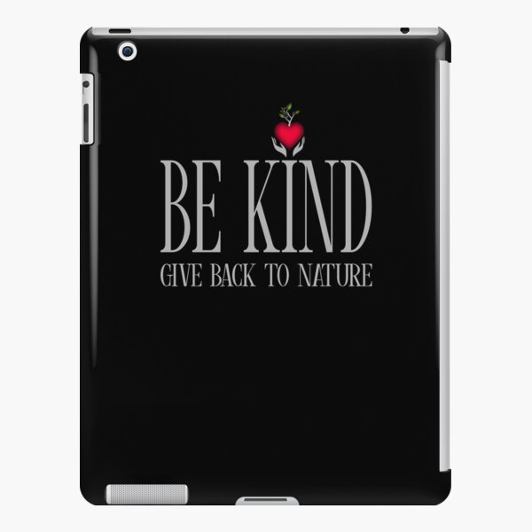 Be Kind - Text - Dark Background iPad Snap Case