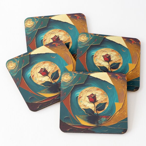 Item preview, Roses Whimsical Symphony 1/4 designed and sold by ArtCastGallery.