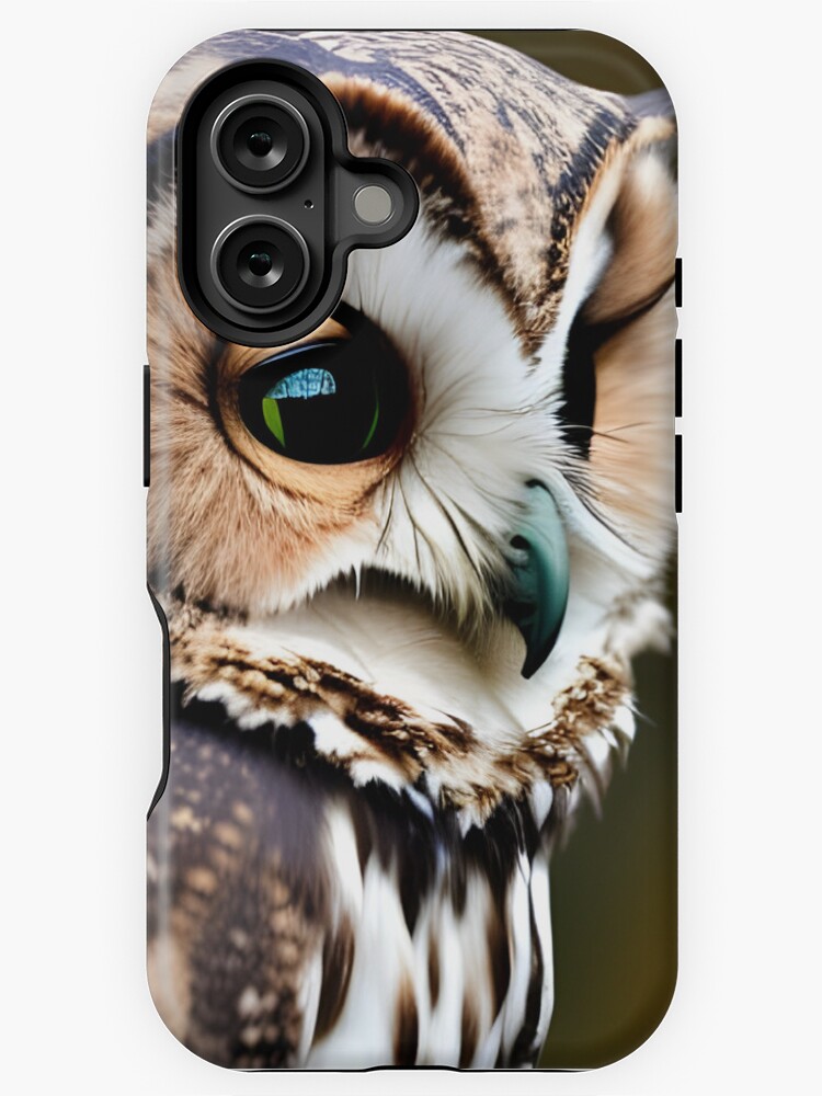 Thumbnail 1 of 4, iPhone Case, Wise Owl designed and sold by LenCarol.