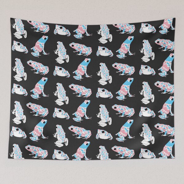 Item preview, Poison Heart Frogs / Transgender Pride Colors designed and sold by MaddieMade.
