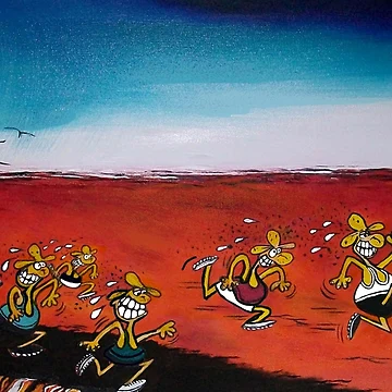 Artwork thumbnail, Camel Races, Boulia by ROB51