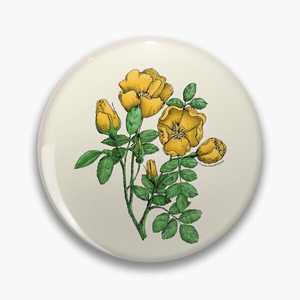 Item preview, Yellow Cupped Rose Bloom Single 1-7 Petals Almost Flat designed and sold by Rachael Taylor.