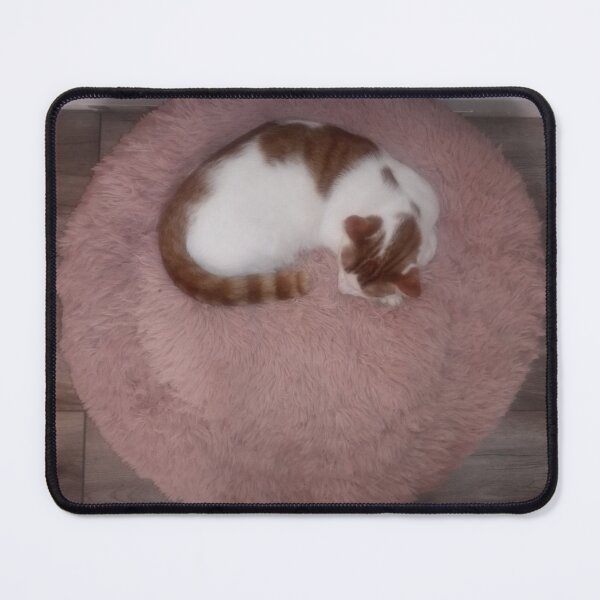 Item preview, #283 |☼| Cat Curled On Circular Cushion - Marley (Cats) designed and sold by Naean H.F. (Nez Man).