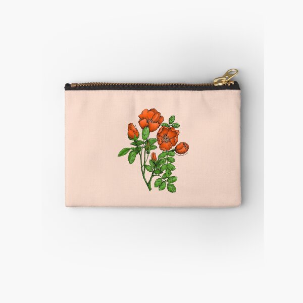 Item preview, Orange Cupped Rose Bloom Single 1-7 Petals Almost Flat designed and sold by Rachael Taylor.