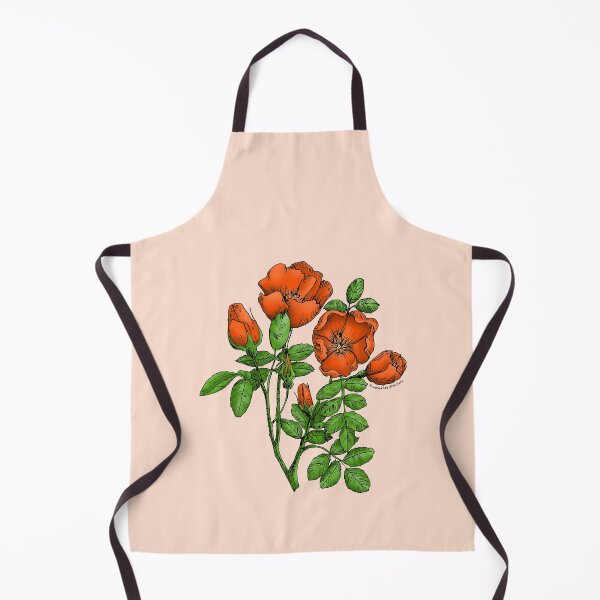 Item preview, Orange Cupped Rose Bloom Single 1-7 Petals Almost Flat designed and sold by Rachael Taylor.