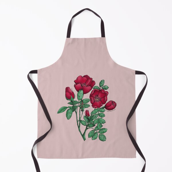 Item preview, Dark Red Cupped Rose Bloom Single 1-7 Petals Almost Flat designed and sold by Rachael Taylor.