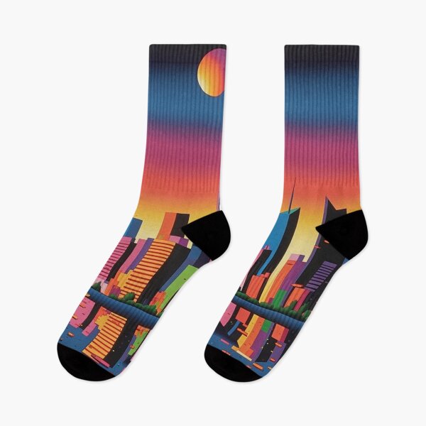 Item preview, City At Night By Hiroshi Nagai Sunset designed and sold by kellygutirrez.
