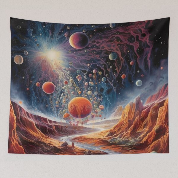 Item preview, Stellar Landscape Enchanting Space Planet designed and sold by JojoArtEvo.
