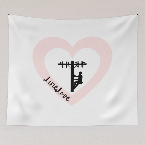Item preview, LineLove l Pink Heart designed and sold by GabbyC03.