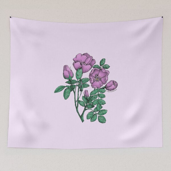 Item preview, Purple Cupped Rose Bloom Single 1-7 Petals Almost Flat designed and sold by Rachael Taylor.