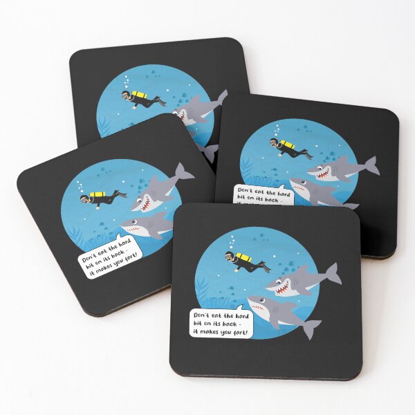 Item preview, Suba diver with sharks designed and sold by messy-nessie.