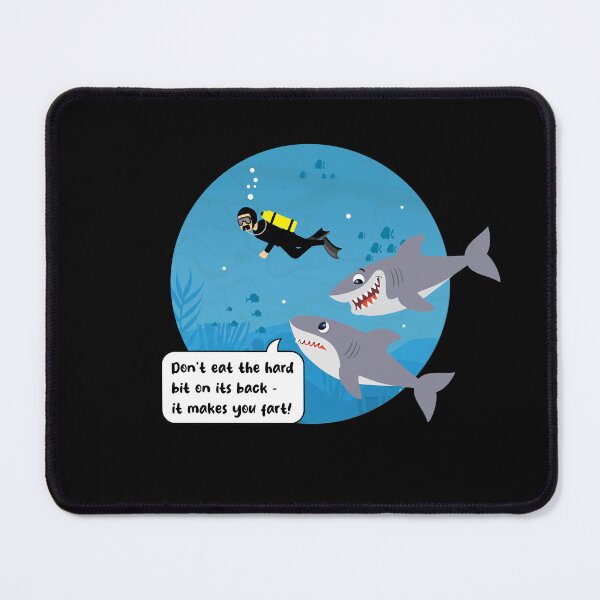 Item preview, Suba diver with sharks designed and sold by messy-nessie.