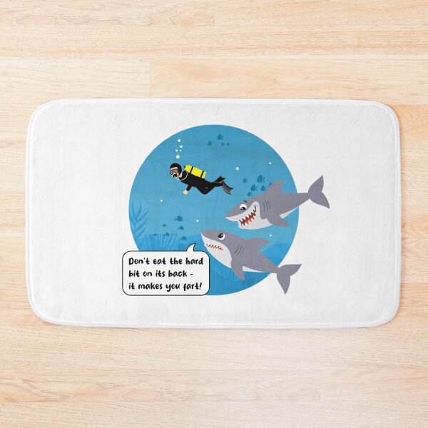 Item preview, Suba diver with sharks designed and sold by messy-nessie.