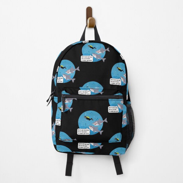 Item preview, Suba diver with sharks designed and sold by messy-nessie.