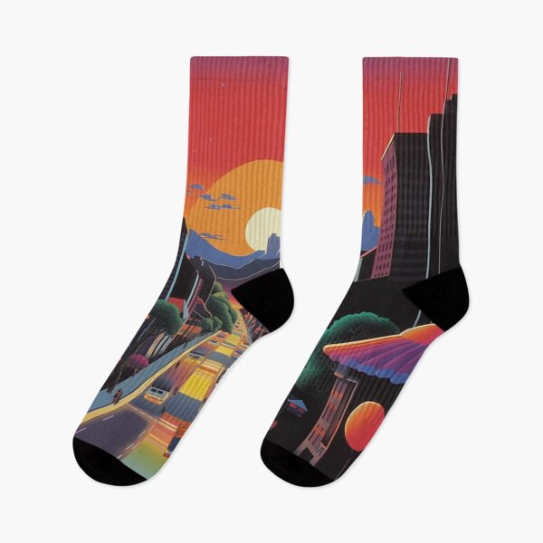 Item preview, City At Night By Hiroshi Nagai Sunset designed and sold by kellygutirrez.