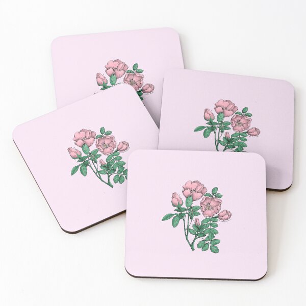 Item preview, Light Pink Cupped Rose Bloom Single 1-7 Petals Almost Flat designed and sold by Rachael Taylor.