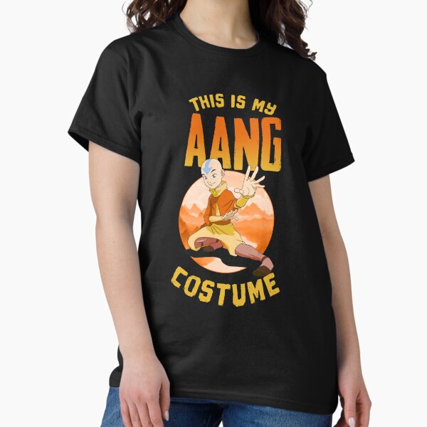 Vista previa del artículo con la obra «Avatar: The Last Airbender Halloween Este es mi disfraz de Aang», diseñado y vendido por FifthSun.