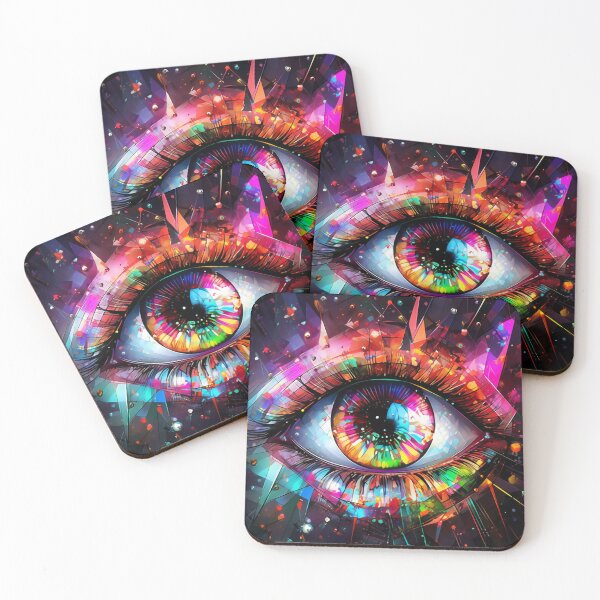 Item preview, Colorful Watercolor Eye Art designed and sold by JojoArtEvo.
