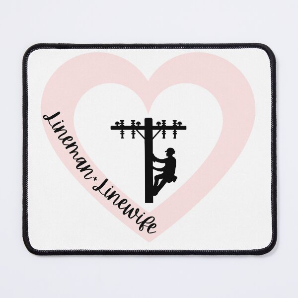 Item preview, Lineman Linewife l Pink Heart designed and sold by GabbyC03.