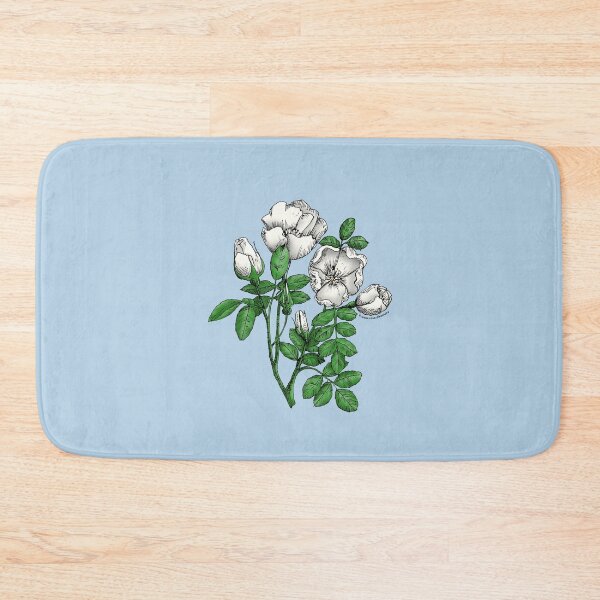 Item preview, White Cupped Rose Bloom Single 1-7 Petals Almost Flat designed and sold by Rachael Taylor.