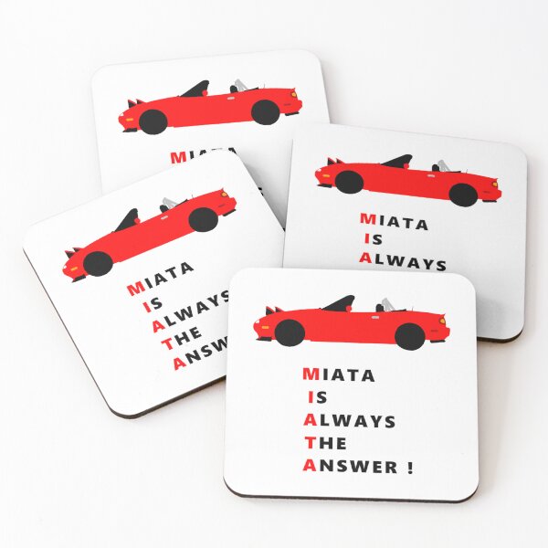 Item preview, Miata is always the answer! designed and sold by dorislivston568.
