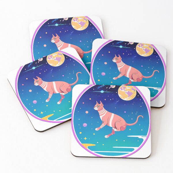 Item preview, Cute Sphynx Cat Lost in Space designed and sold by AIStudio137.