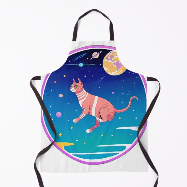 Item preview, Cute Sphynx Cat Lost in Space designed and sold by AIStudio137.