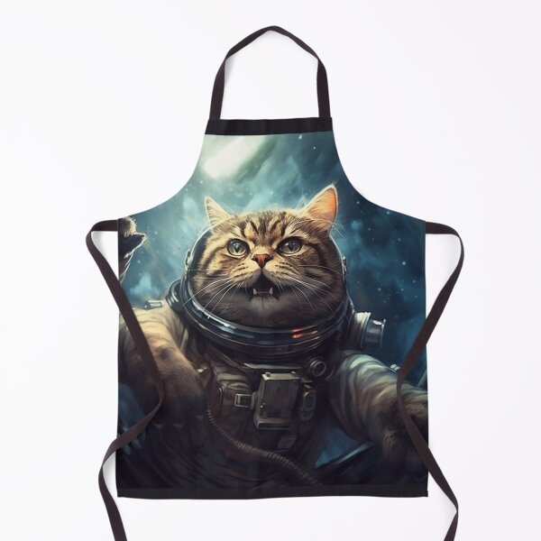 Item preview, Cosmic Conqueror: Hyper-Detailed Portraits of Astronaut Cat in Steampunk Space designed and sold by Bee Happy Creative™.