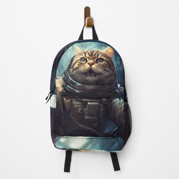 Item preview, Cosmic Conqueror: Hyper-Detailed Portraits of Astronaut Cat in Steampunk Space designed and sold by Bee Happy Creative™.