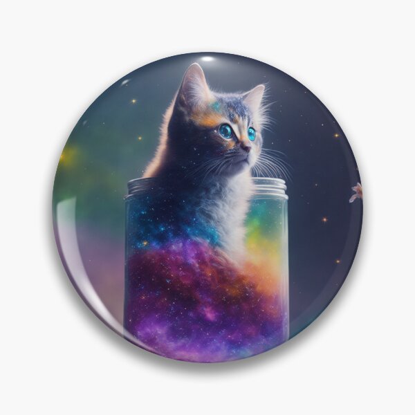 Item preview, The Magical Cat: A Surreal Galactic Photograph designed and sold by cristian-aguedo.