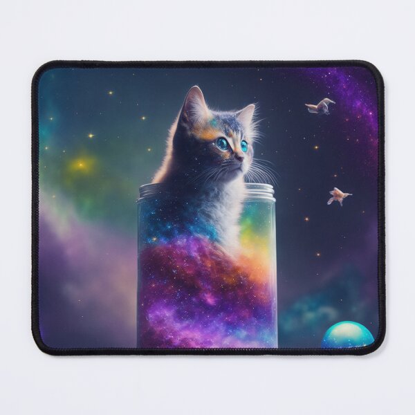 Item preview, The Magical Cat: A Surreal Galactic Photograph designed and sold by cristian-aguedo.