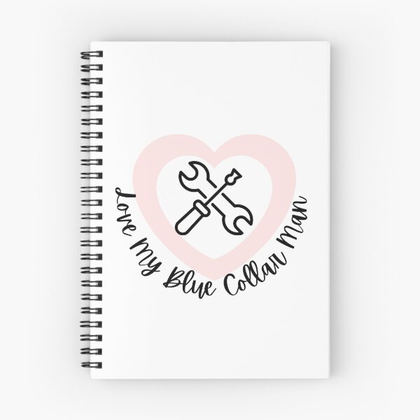 Item preview, Love My Blue Collar Man l Pink Heart designed and sold by GabbyC03.