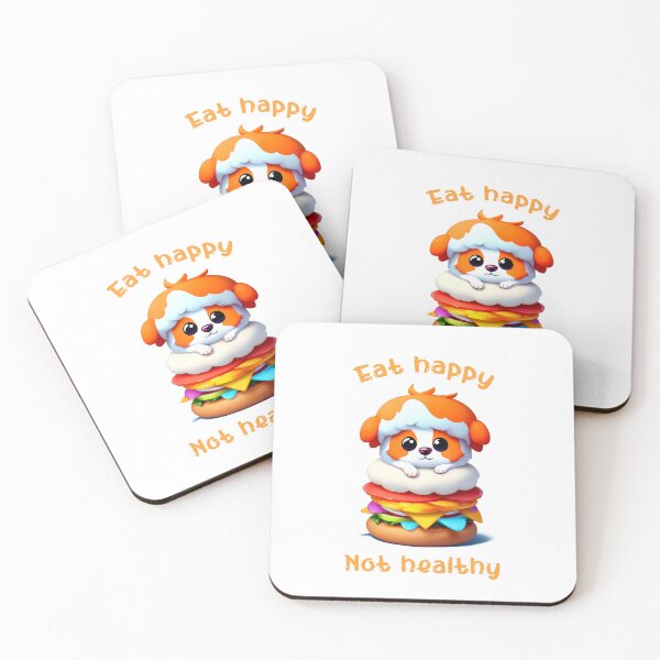Item preview, Eat happy not healthy: The Art of Mindful Indulgence designed and sold by Paolospresent.