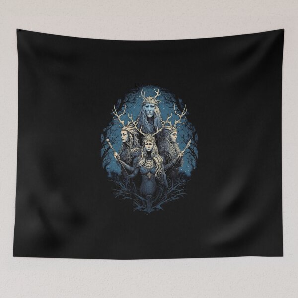 Item preview, The Norns - Unraveling the Threads of Destiny designed and sold by KamilMalinowski.