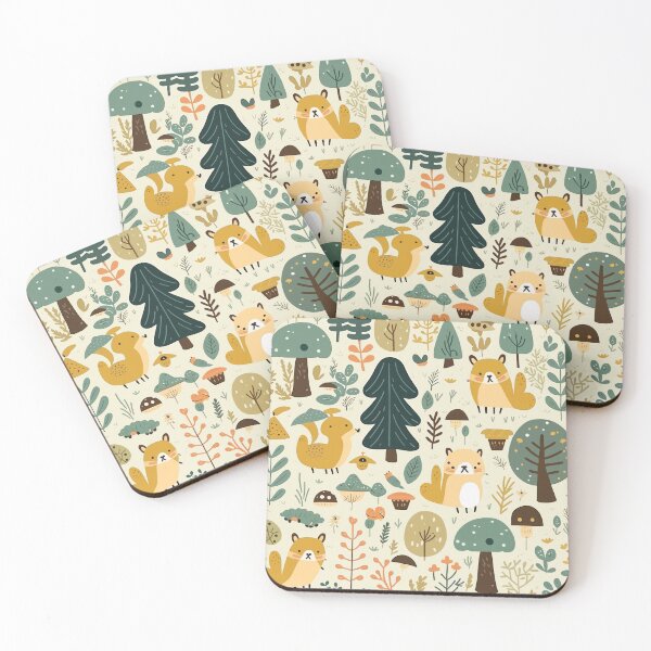 Item preview, Cute Forest Pattern designed and sold by Amir Faysal.