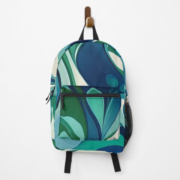 Item preview, Blue and Green Abstract Pattern 02: Tranquil Oasis designed and sold by Floral Fiesta Designs.
