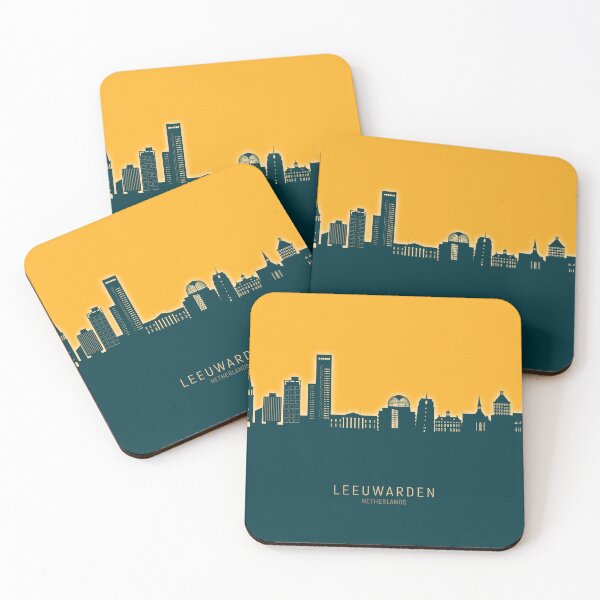 Item preview, Leeuwarden The Netherlands Skyline designed and sold by ArtPrints.