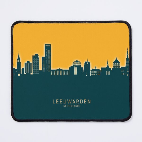 Item preview, Leeuwarden The Netherlands Skyline designed and sold by ArtPrints.