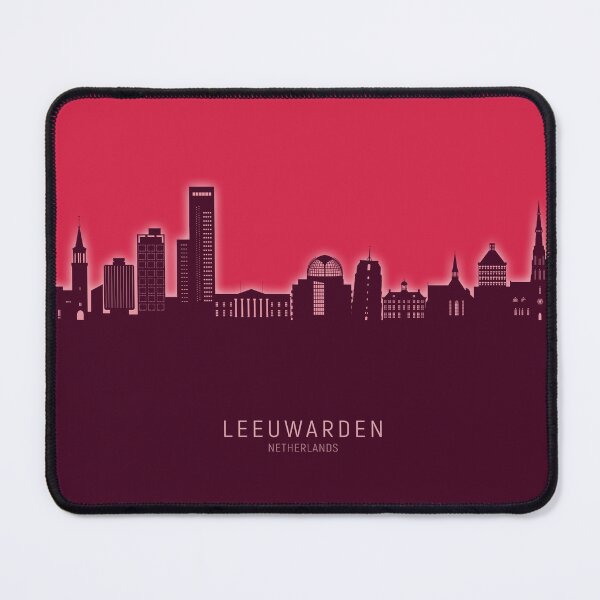 Item preview, Leeuwarden The Netherlands Skyline designed and sold by ArtPrints.