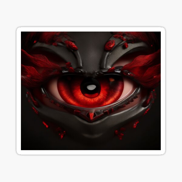 Red Devil's Eye Stickers