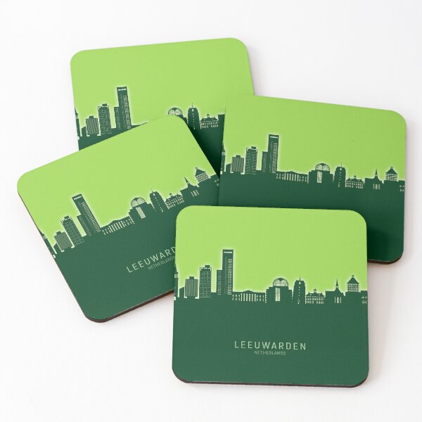 Item preview, Leeuwarden The Netherlands Skyline designed and sold by ArtPrints.