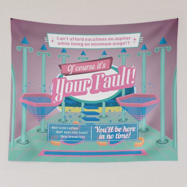 Item preview, It's your fault! designed and sold by bubblegumrococo.